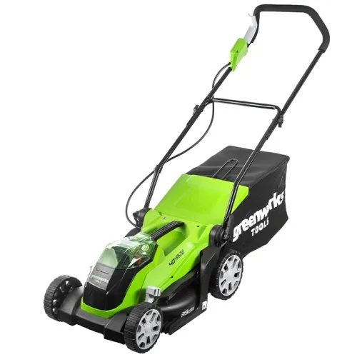 Газонокосилка аккумуляторная Greenworks 35 см 40V G40LM35 2501907, без АКБ и ЗУ
